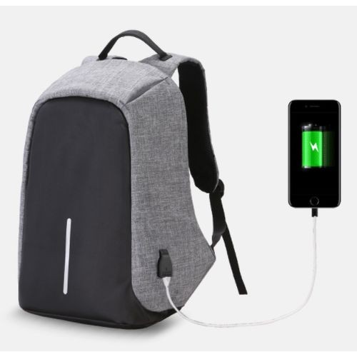 Fashion Laptop Bag USB Back Pack Antitheft Bag